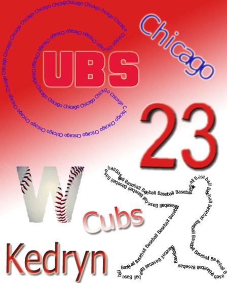 Desktop Publishing: Cubs Photoshop Project